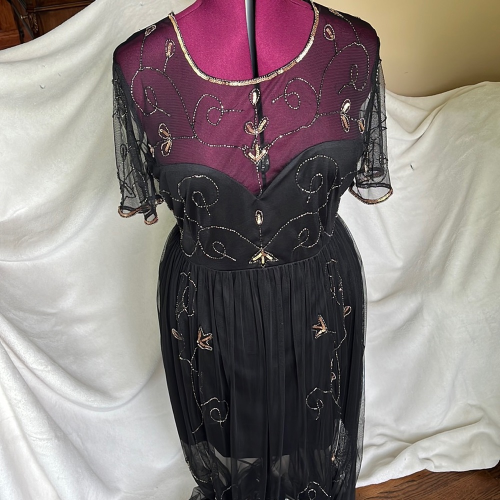 Boohoo + Sequined maxi dress